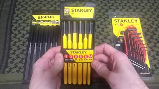 Огляд інструментів Stanley (напилки, вибивачі, шестигранні ключі)