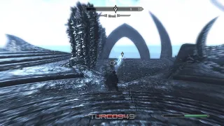 Skyrim Elder Scrolls V Dragonborn - Miraak Stuck in Ethereal State