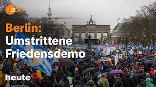 heute 19:00 Uhr vom 25.02.2023 Scholz auf Indien-Reise, Friedensdemo in Berlin, Wahlen in Nigeria