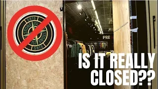 IS THE STONE ISLAND OUTLET REALLY CLOSED???