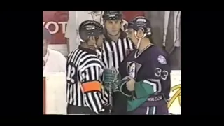 Phoenix coyotes vs Anaheim Mighty Ducks Keith Tkachuk playoff goal 1997