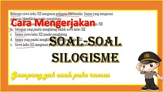 Tes Psikologi (kecerdasan) penalaran logis / silogisme pada seleksi polri !