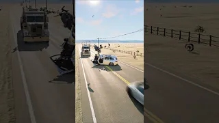 Realistic Highway Car Crashes #34