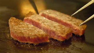 A5 Rank Hiroshima Beef, The Skill of a Teppanyaki Chef