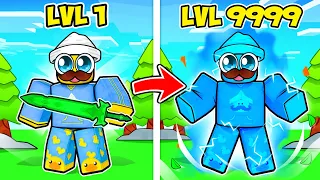 I Became The Strongest Hero In Idle Heroes Simulator Roblox!