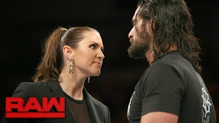 Stephanie McMahon has some news for Seth Rollins: Raw, Jan. 30, 2017