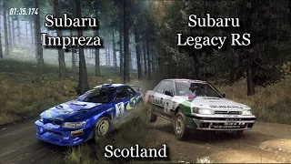 Dirt Rally 2.0 | Subaru Impreza & Subaru Legacy RS | Scotland [Colin McRae: FLAT OUT Pack]