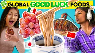 We Tried Lucky New Years Foods From Around the World I People Vs Food