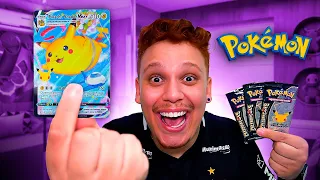 INCRÍVEL! ABRI PACOTES BUGADOS DE POKÉMON E ACHEI UMA ULTRA RARA!