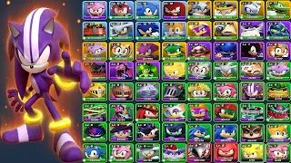 Sonic Forces Speed Battle - All 66 Characters Unlocked Showcase - Darkspine Sonic Unlocked Update