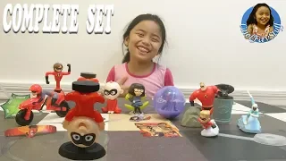 2018 Incredibles 2 McDonald's Happy Meal Toys Full Set | Watching Incredibles 2 Movie