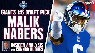 Giants select LSU WR Malik Nabers with the sixth pick in the draft | SNY