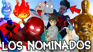 Las PELÍCULAS ANIMADAS NOMINADAS al OSCAR de 2024 - SPIDER-VERSE, NIMONA, ELEMENTAL y Más SORPRESAS!