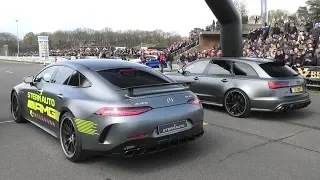 Mercedes AMG GT63S vs. RS6 vs. Aventador S vs Jaguar Project 8 vs. Alpine B7 & More!