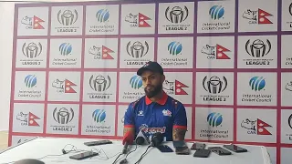 Kushal Bhurtel on his first ODI century | Nepal vs Namibia