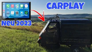 Carpuride TEST - Der einfache Weg Android Auto & Apple CarPlay nachzurüsten! Piaggio Ape Multimedia