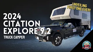 The FIRST EVER 2024 Citation Explore 9.2 Truck Camper UNVEILED