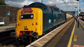 BR Blue 55009 + WCRC 47826 on the 'The Capital Deltic Reprise' Charter Return Trip 29/07/2023