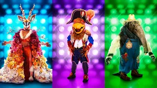 All Season 10 Walk-Outs | The Masked Singer US