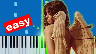 Camila Cabello - Shameless (Slow Easy) Piano Beginner Tutorial