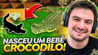 NASCEU UM BEBÊ CROCODILO NO MINECRAFT #3.30