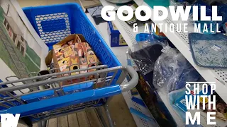 GOODWILL to ANTIQUE MALL For Deals | Shop With Me | Reselling