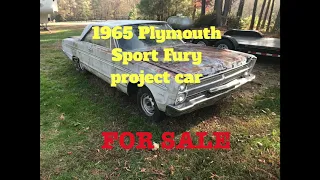 1965 Plymouth Sport Fury (roller) FOR SALE