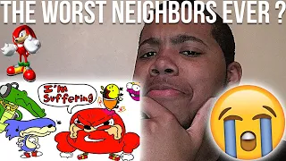The Chaotix Neighbors & Knuckles Reaction
