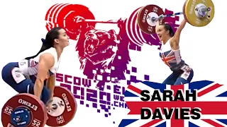 Sarah Davies (GBR)- all attempts | 2021 European Weightlifting Championships Russia, Women 64 kg