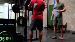 Antwerp Throwdown qualifier Wod 2 by Erwin Schippers (master) 132 reps.