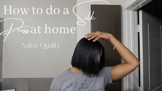 2023 | How to do a silk press at home | Salon Quality | Beginner Friendly | color wow dream coat