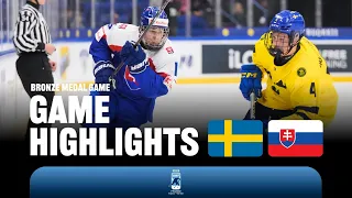 Highlights: Sweden vs Slovakia | 2024 #U18MensWorlds