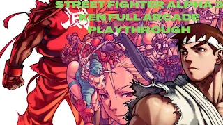 Street Fighter alpha 3 Ken Arcade Playthrough PS1 HD Duckstation