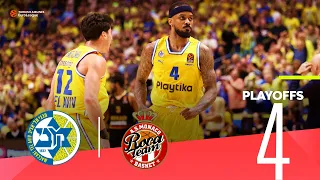 Maccabi routs Monaco, ties the series! | Playoffs Game 4, Highlights | Turkish Airlines EuroLeague