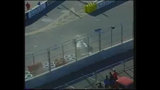 1991 F1 USA GP - Pedro Chaves crash his Coloni C4 during pre-qualifying session