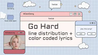 [REQUESTED] Twice 'Go Hard' (Line Distribution + Color Coded Lyrics)