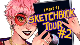 MY SECOND SKETCHBOOK TOUR | a sketchbook I'm actually proud of? (Part 1)