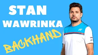 Stan Wawrinka . Что можно скопировать с одноручного удара слева Стэна ? Большой теннис .