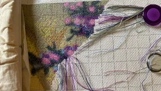 Cross Stitch: Stitch With Me #163 (with talking)