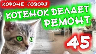 КОРОЧЕ ГОВОРЯ, КОТЕНОК ДЕЛАЕТ РЕМОНТ 45 / Встреча старых друзей / Бездомный котенок Лайки