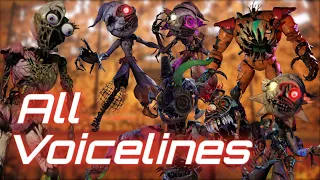 FNaF Ruin Glamrock Animatronics All Voicelines (with subtitles)