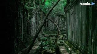 Cambodia Temple with Vines (Beng Mealea) (HD)