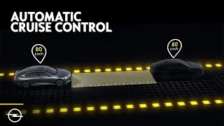 Opel Features: Automatic Cruise Control