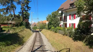 ★ 4K 🇨🇭 Schwarzenburg - Bern cab ride, Switzerland [08.2022]