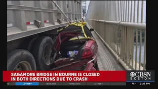 Sagamore Bridge Closed For Traffic Accident