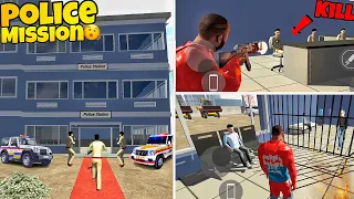 Indian bikes driving 3D🥰 Police Station🏢 Kill Police👮 Mission Best Video😱 New Update #1