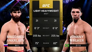 MAGOMED ANKALAEV VS JOHNNY WALKER UFC 5 Daily Fight