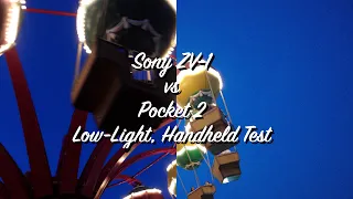 Sony ZV-1 - Low Light Walking Test vs Pocket 2 @ Dusk