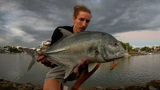 I Fished This Lure Everyday For A Week | Gold Coast Land Based Fishing | Mangrove Jacks & GT