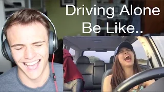 Driving alone be like.. | Maine Mendoza | Reaction